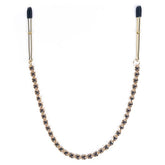 Spartacus' Luxurious Gold-Beaded Nipple Clamps Nipple and Clit Clamps